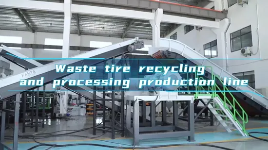 Production Plant Recycling Waste Plant Recycling Reclaimed Tire Powder Tyre Car Line